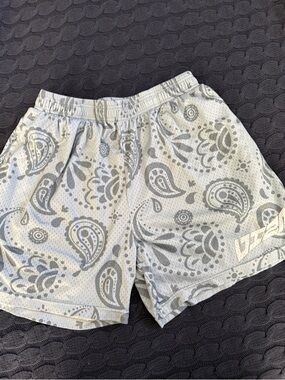 Light Gray mesh Athletic Shorts